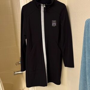 Oiselle Trackside Reflective Soft shell Trench coat Jacket